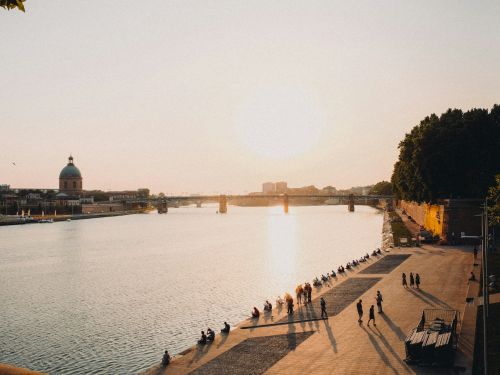 Les berges de la Garonne