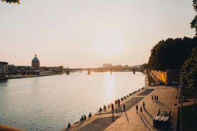 Les berges de la Garonne